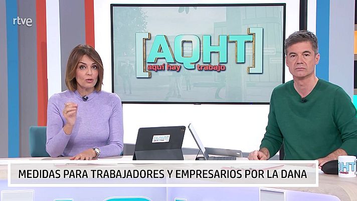 Aquí hay trabajo - Ayudas urgentes ante la DANA