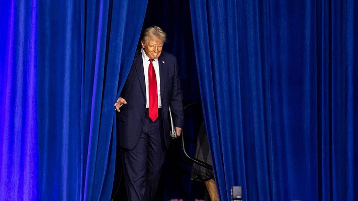 Telediario 2 - Las amenazas de Trump durante la campaña, de retórica electoral a ataques abiertos contra sus adversarios