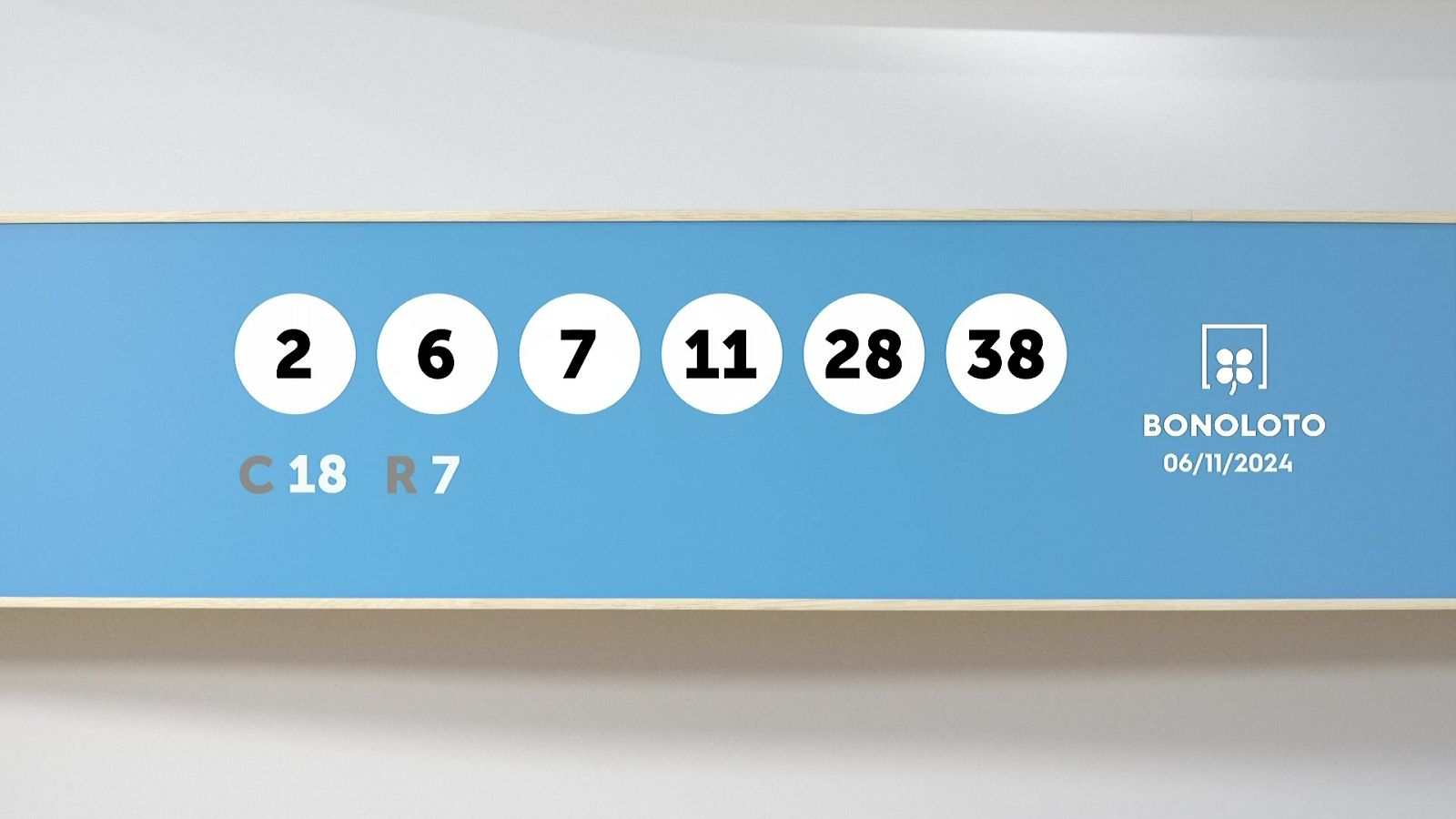 Sorteo de la Lotería Bonoloto del 06/11/2024 - Ver ahora