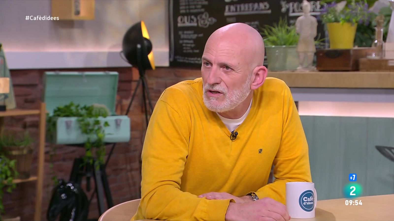 Alejandro Palomas presenta 'Quan la meva germana va decidir volar' - Cafè d'idees | Veure