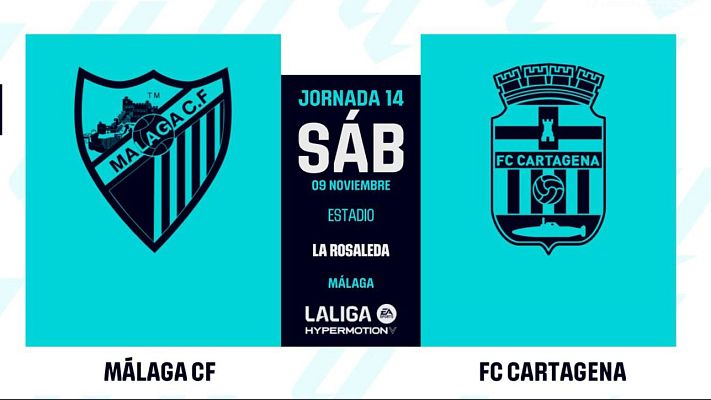 Resúmenes de LaLiga - Málaga-Cartagena: resumen del partido de la 14ª jornada de Liga