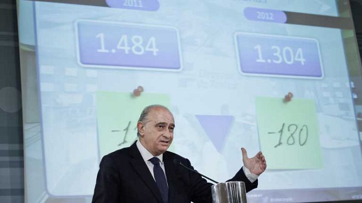 Telediario 1 - Telediario 2 en 4' - 02/01/13