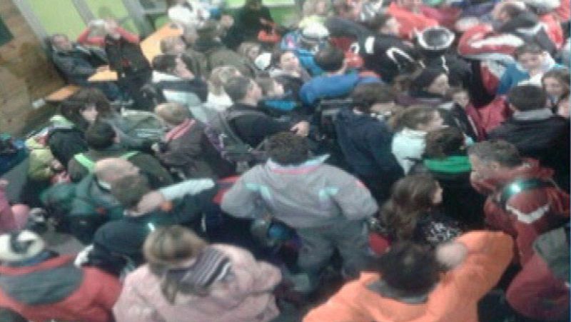 Un millar de esquiadores permanecen atrapados en la estación de esquí de Panticosa