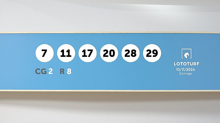 SELAE - Sorteo de Lotería Lototurf: 10/11/2024