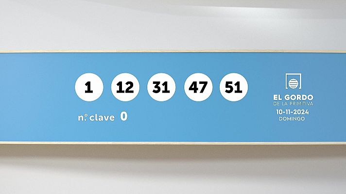 SELAE - Sorteo de la Lotería Gordo de la Primitiva del 10/11/2024