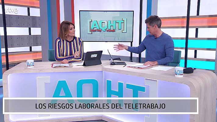 Aquí hay trabajo - Riesgos laborales del teletrabajo
