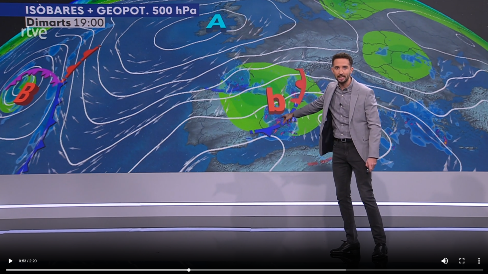 El Temps - Arriba una borrasca freda amb ruixats, neu, vent i mala mar - El temps | Veure