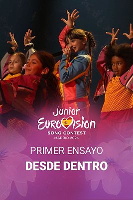 Eurovisión Junior - Así fue el primer ensayo de Chloe en Eurovisión Junior 2024
