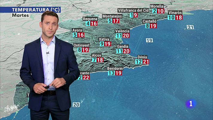 L'informatiu - Comunitat Valenciana - El tiempo en la Comunitat Valenciana - 11/11/2024