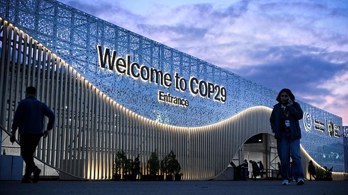 Telediario 1 - La COP29 empieza en Azerbaiyán después de un año determinado por los fenómenos naturales extremos