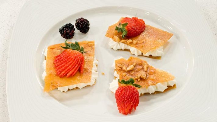 RTVE Cocina - Láminas crujientes de frutos secos