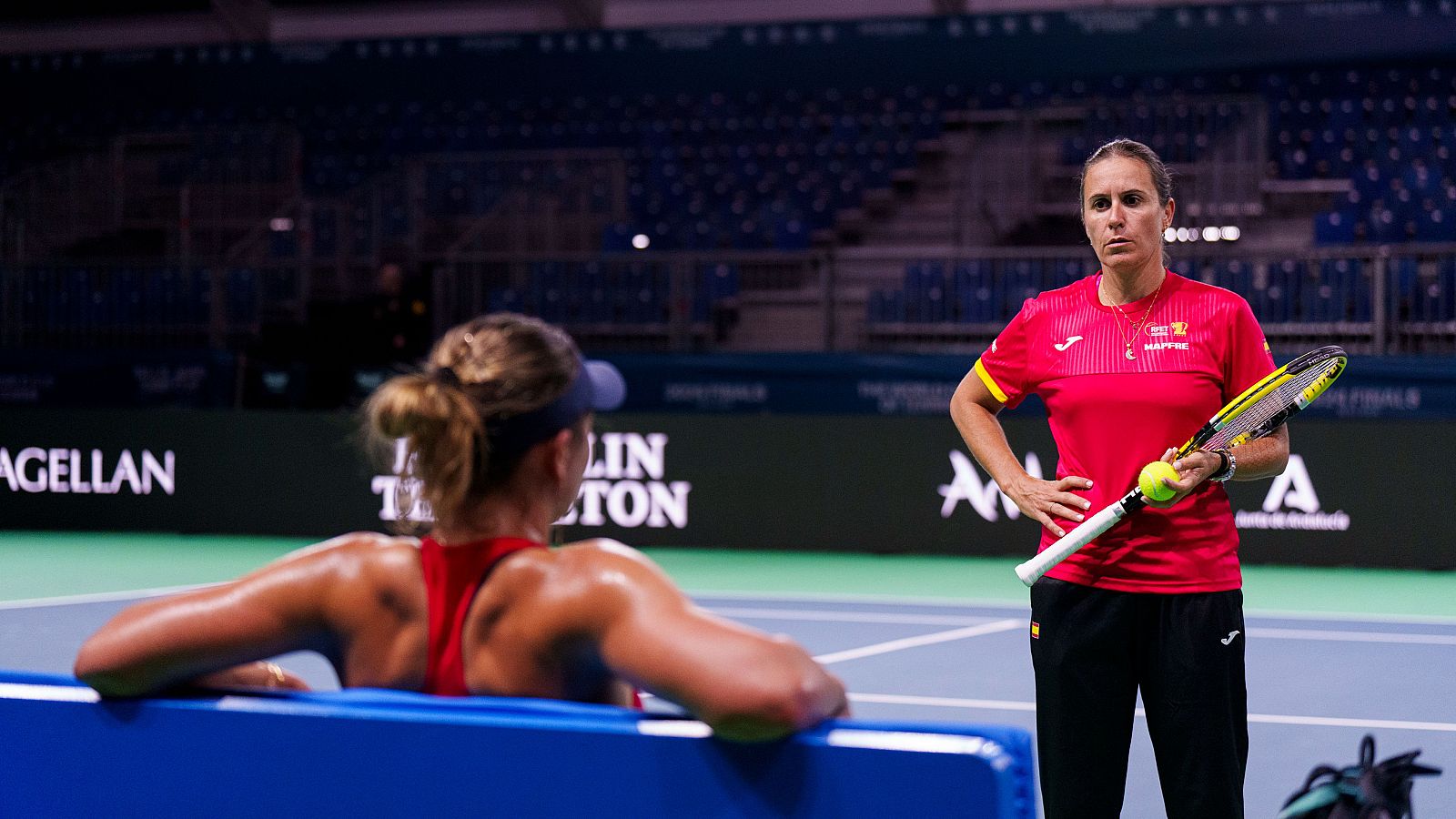 España llega a Málaga para ganar la Billie Jean King | Ver