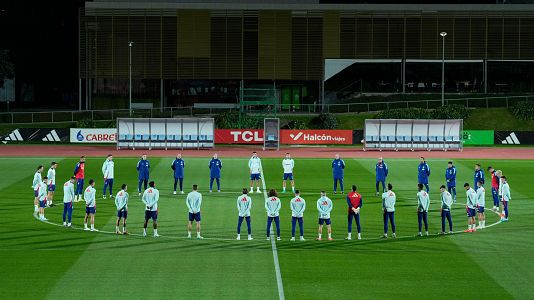 Morata y Pau Torres, ausentes en el entrenamiento a puerta abierta de la seleccin