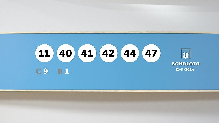 SELAE - Sorteo de la Lotería Bonoloto y Euromillones del 12/11/2024