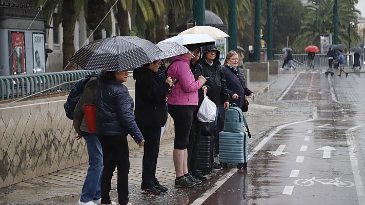 El tiempo - Precipitaciones fuertes y persistentes en el litoral este y Baleares