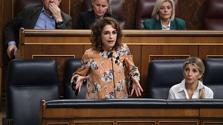 Informativo 24h - Tellado y Montero se enzarzan por la DANA en la sesión de control en el Congreso