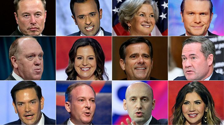 Telediario 1 - Los nombres de la nueva Administración de Donald Trump