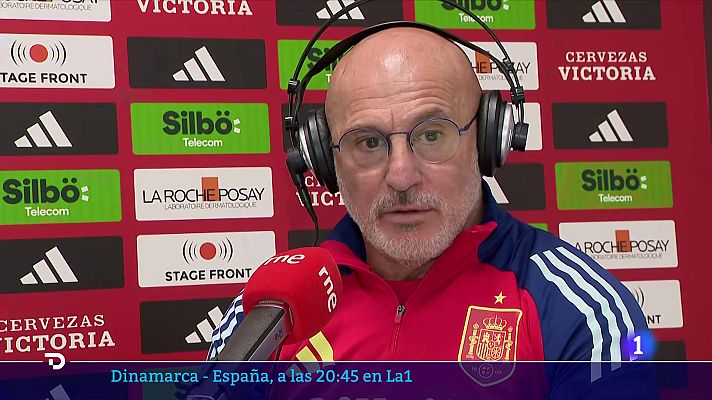 Telediario 1 - Luis de la Fuente, en RNE: "Yo exijo respeto porque me comporto con respeto"