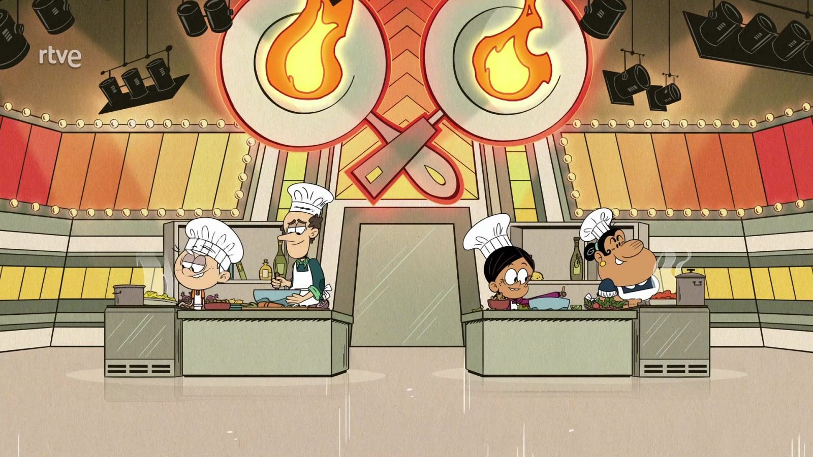 Cuchillos y tenedores - Una casa de locos | Ver