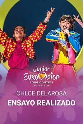Eurovisión Junior - Ensayo realizado de Chloe DelaRosa
