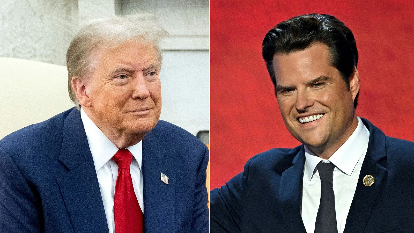 Trump propone a Matt Gaetz, acusado de tráfico sexual, como el próximo fiscal general | Ver