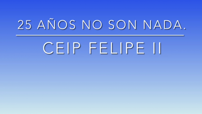 CEIP Felipe II. 25 aos no son nada