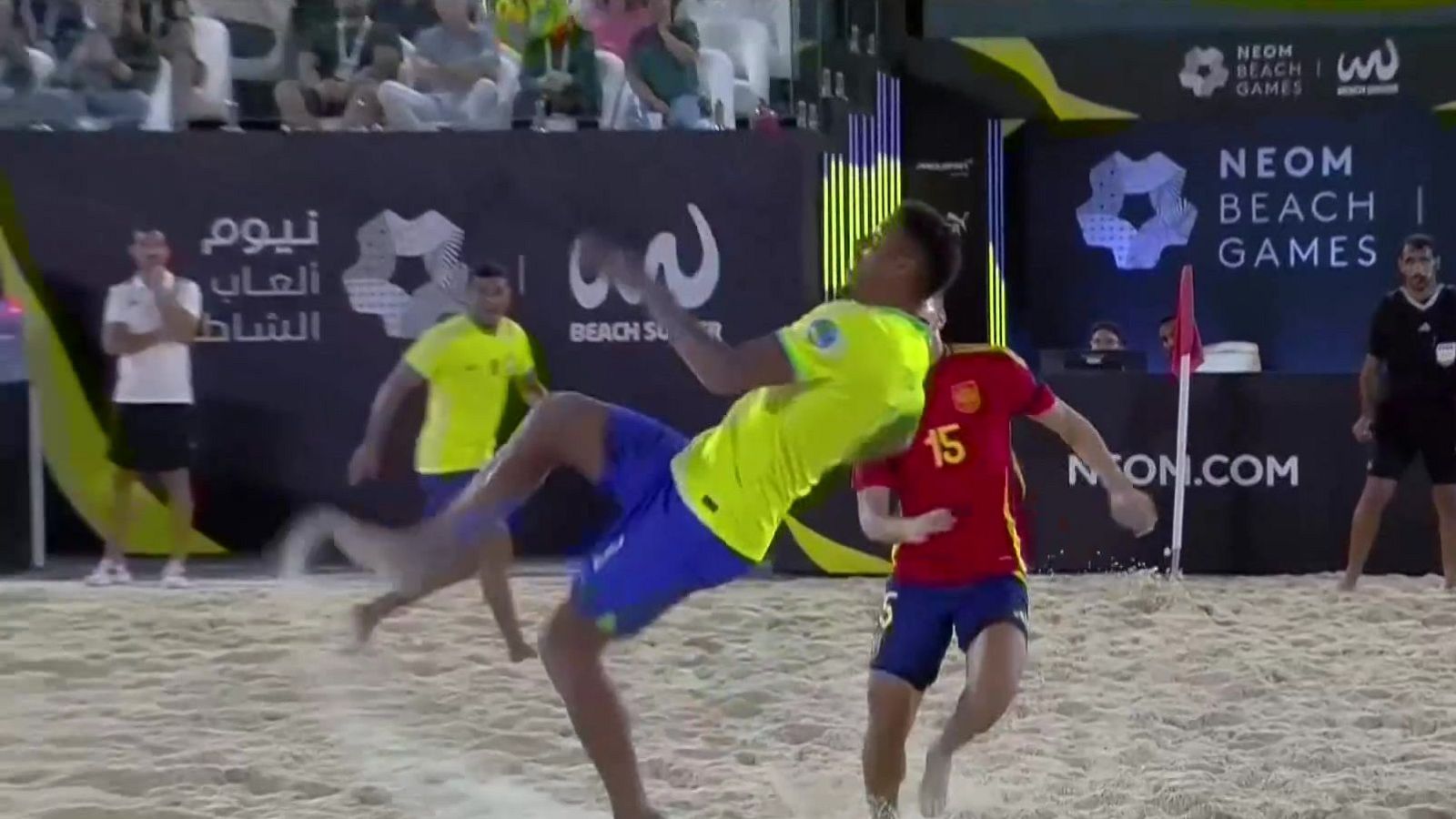 Fútbol Playa - Neom Beach Games: Brasil - España (M) - ver ahora