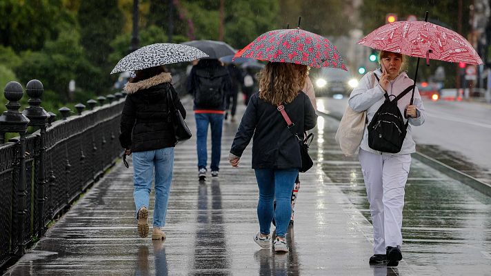 El tiempo - Precipitaciones abundantes en el oeste y suroeste peninsular y Canarias