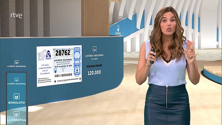 Loterías - Sorteo de la Lotería Nacional del 16/11/2024