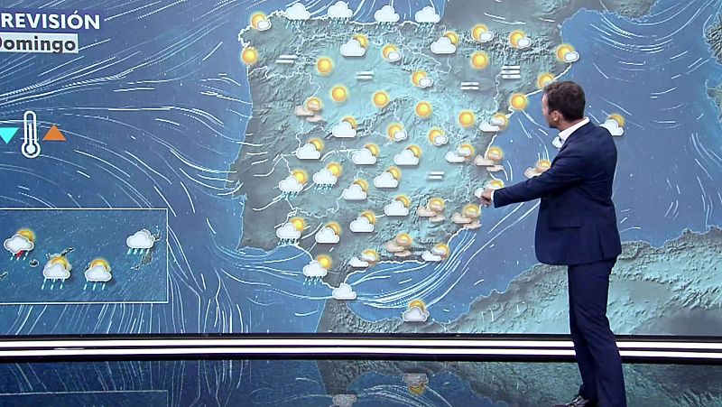 Ascensos ligeros de las máximas y descensos ligeros de las mínimas, sin grandes variaciones de temperaturas - ver ahora
