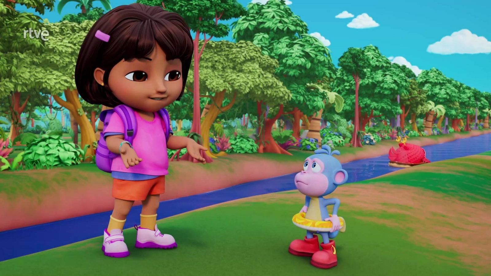 Gran Pollo Rojo despierta - Dora | Ver