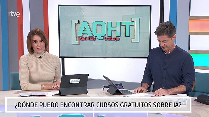 Aquí hay trabajo - Formación en IA gratis