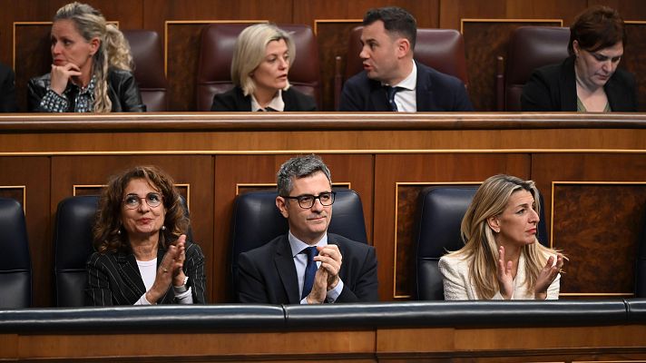 Telediario 1 - El paquete fiscal pone de relieve el difícil equilibrio entre el Gobierno y sus socios de investidura