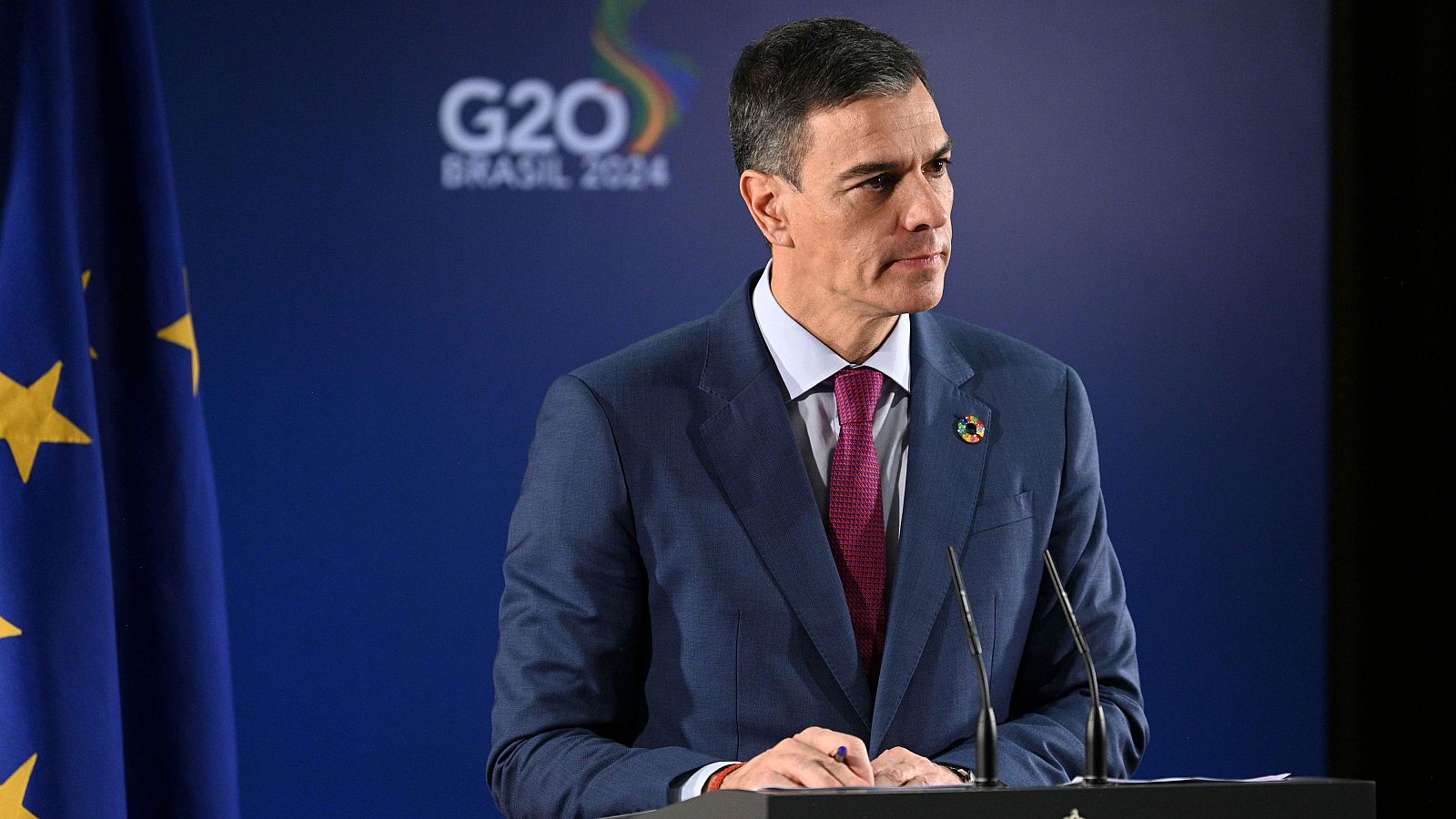 Sánchez coincide con otros líderes en un G20 desde el que mira a Bruselas | Ver