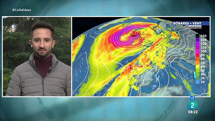 El temps - Fortes ventades, neu al Pirineu i més fred