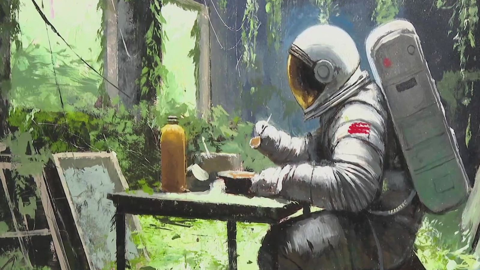 Manuel Castillero expone su nueva obra 'IKIGAI' - Telediario 2 | Ver