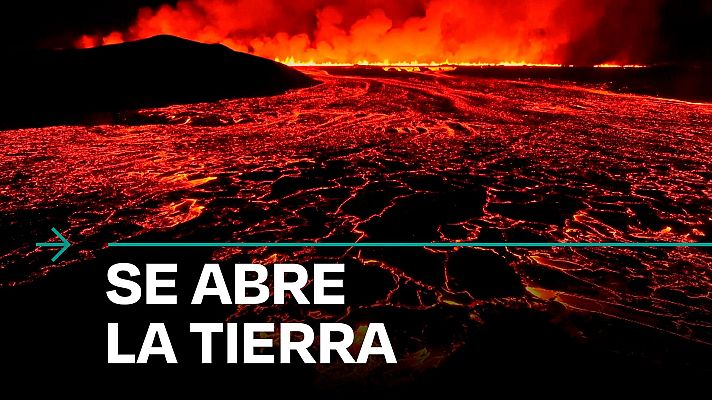 Modo Digital - Islandia: Una erupción volcánica obliga a evacuar la localidad de Grindavik