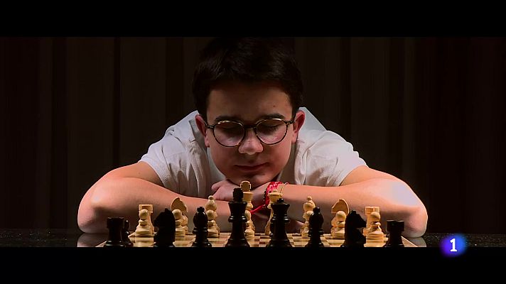 Telediario 1 - Javier Habans, el niño prodigio del ajedrez español
