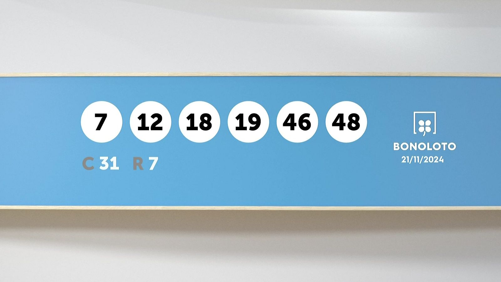 Sorteo de la Lotería Bonoloto del 21/11/2024 - Ver ahora