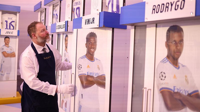 El vestuario del Real Madrid, a subasta en Londres | Ver