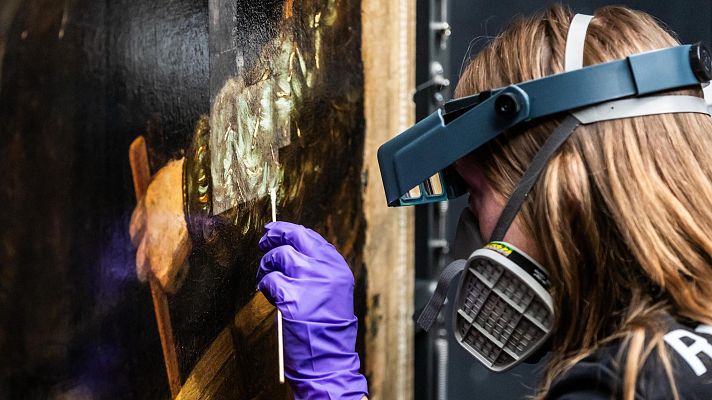 Telediario 2 - El 'invisible' trabajo de la restauración del arte y el patrimonio