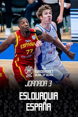 Baloncesto en RTVE - Clasificación Campeonato de Europa Masculino. 3ª Jornada: Eslovaquia - España