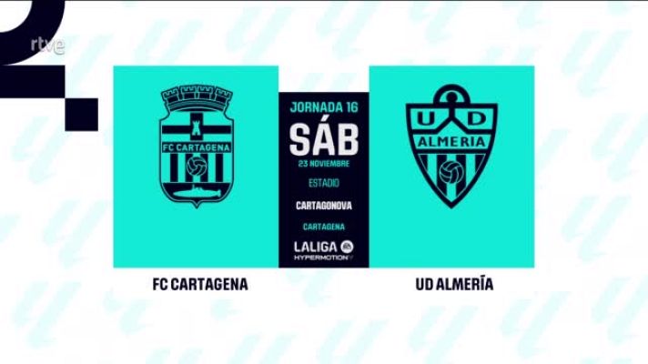 Resúmenes de LaLiga - Cartagena-Almería: resumen 16ª jornada de Liga | Segunda