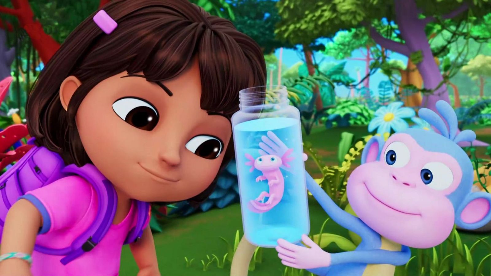 El pequeño ajolote - Dora | Ver