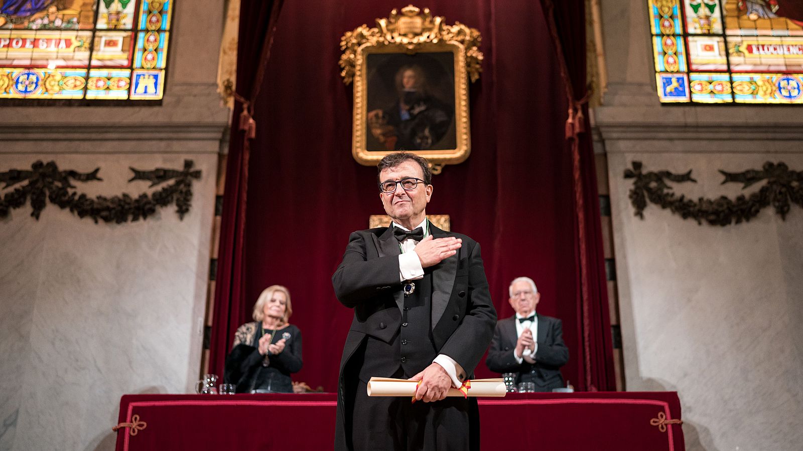 Javier Cercas ingresa en la RAE para ocupar el sillón R | Ver