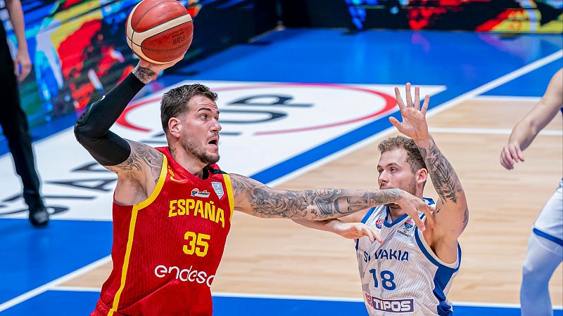 Espa�a, a sellar su pase al Eurobasket con un nuevo triunfo ante Eslovaquia