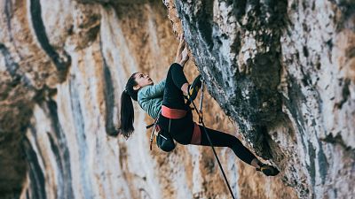 Ainhize Belar, la joven que empieza a hacer historia en la escalada y no suea con ser olmpica