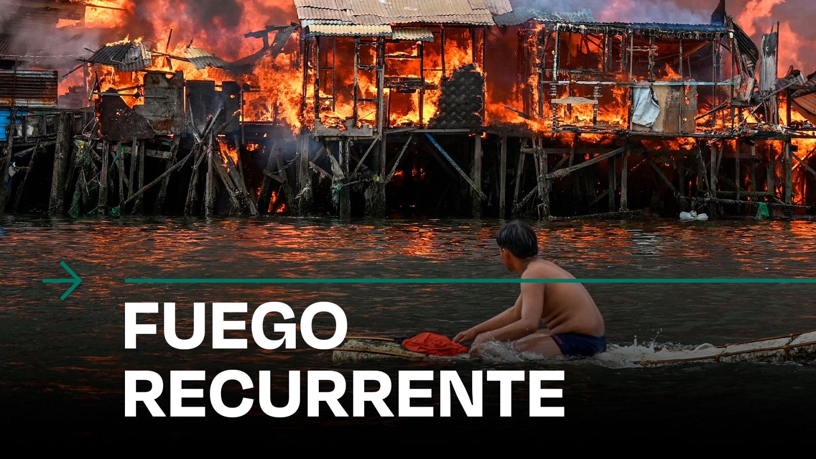 Miles de personas pierden sus casas por un incendio en Manila - Modo Digital | Ver