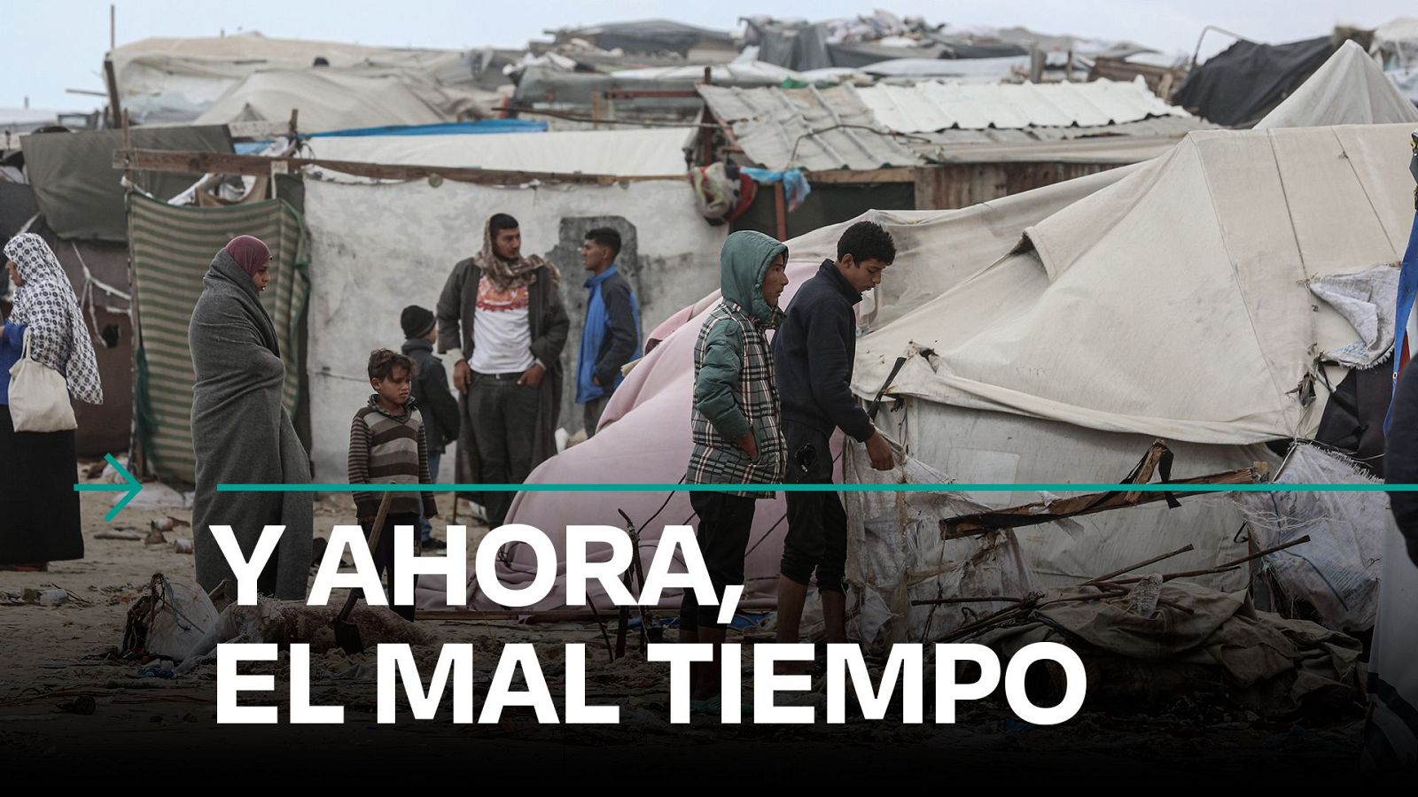 Gaza | Las inundaciones acaban con los campamentos en Muwasi - Modo Digital | Ver