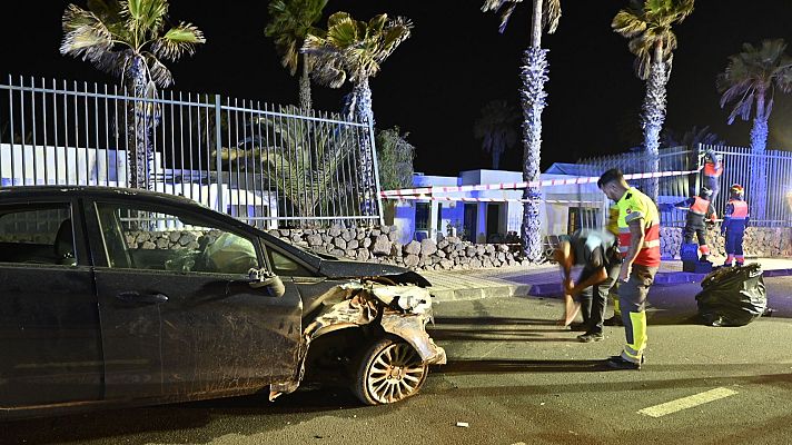 Telediario 1 - Los accidentes de tráfico nocturnos crecen un 24% en una década